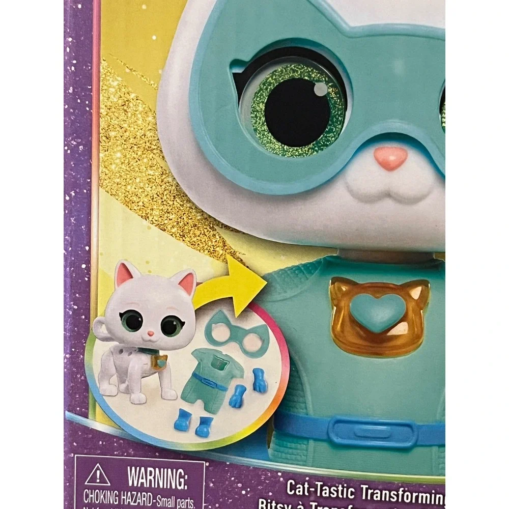 Disney Junior SuperKitties Cat-Tastic Transforming Bitsy figure New in‎ Box